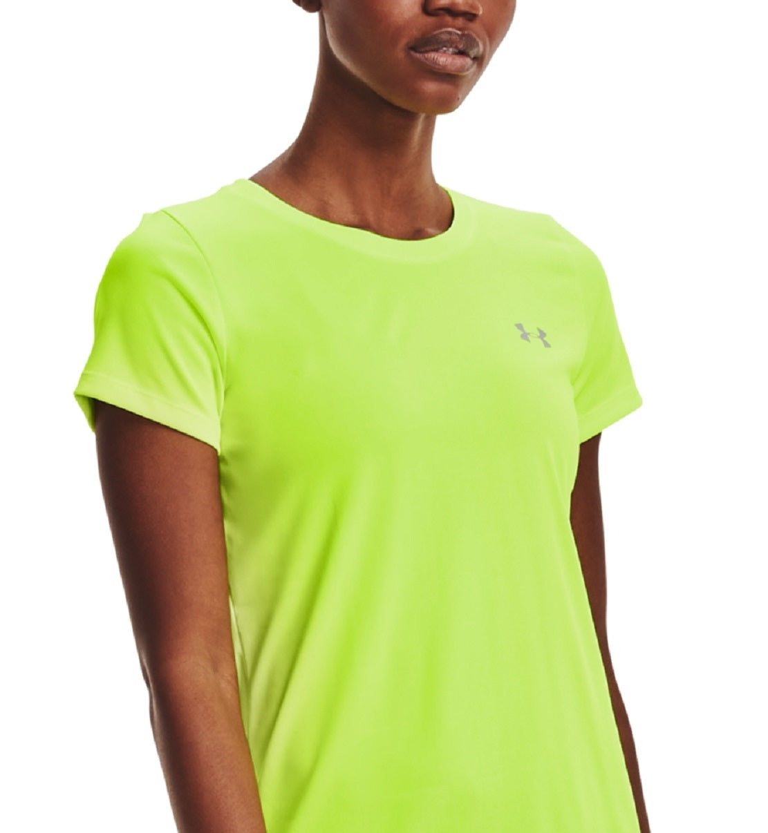 Under Armour Women's Tech Crew Neck T-Shirt Yellow Size Medium