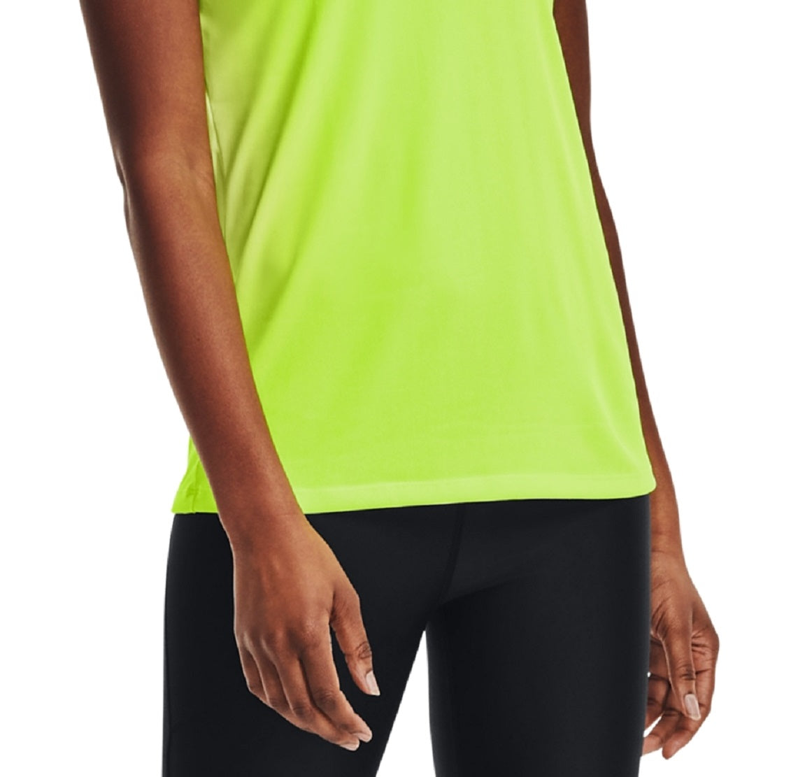 Under Armour Women's Tech Crew Neck T-Shirt Yellow Size Medium