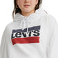Levi's Women's Logo Hoodie White Size 2X