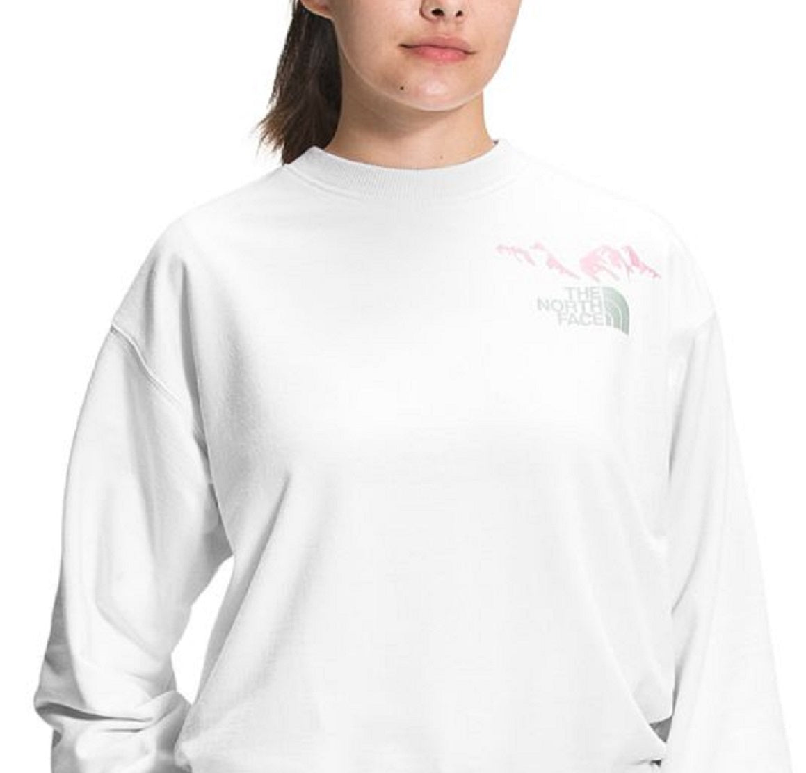 The North Face Women's Outdoors Together Crew White Size Large