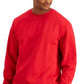 Russell Athletic Men's Solid Fleece Sweatshirt Red Size Medium