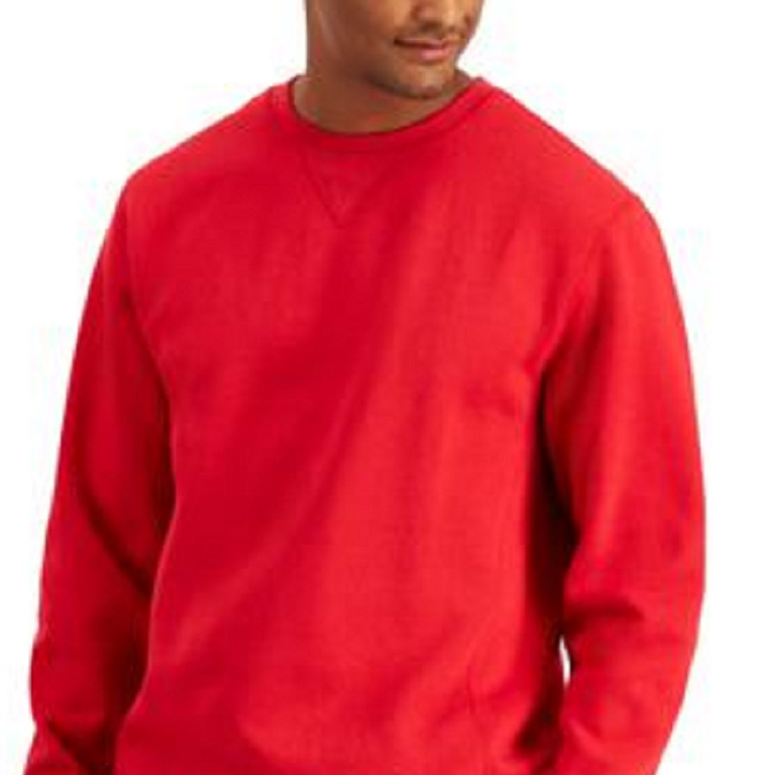 Russell Athletic Men's Solid Fleece Sweatshirt Red Size Medium