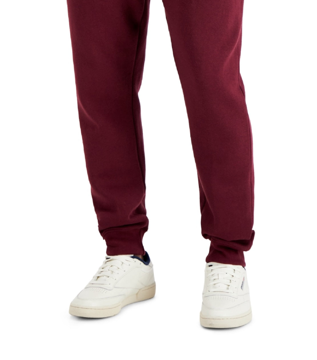Russell Athletic Men's Solid Fleece Joggers Red Size Large