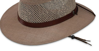 Stetson Men's Afton Canvas Hat Brown Size Large