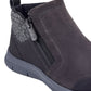 Easy Spirit Women's T Shuffle Bootie Gray Size 7.5 W