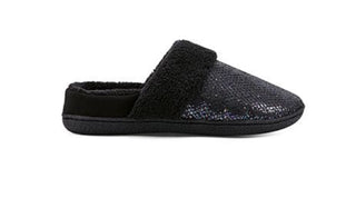 Easy Spirit Women's Siesta Slip On Arch Support Slippers Black Size 6