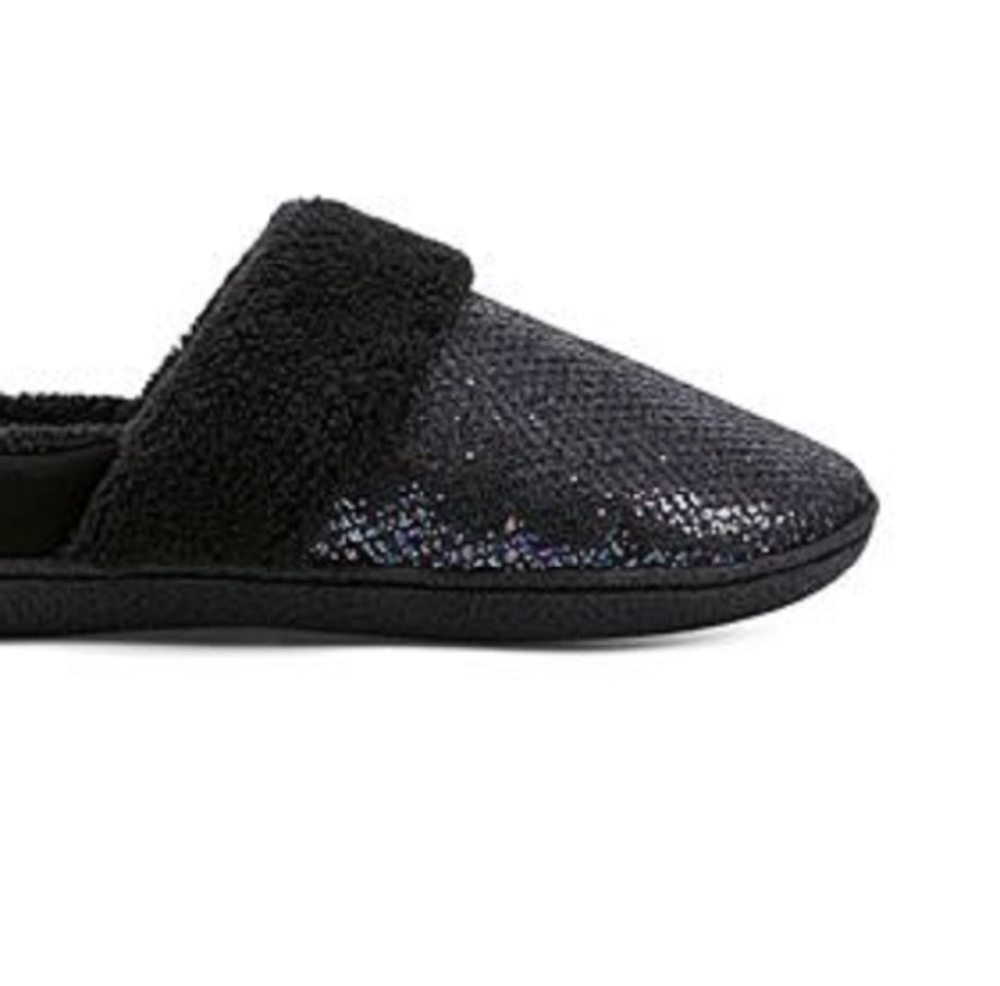 Easy Spirit Women's Siesta Slip On Arch Support Slippers Black Size 6