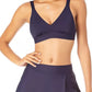 Anne Cole Women's Slit Side Swim Skirt Swimsuit Blue