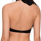 California Waves Junior's Underwire Push Up Bikini Top Swimsuit Black