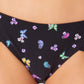California Waves Junior's Ruffle Hipster Bikini Bottoms Swimsuit Black