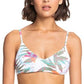 Roxy Women's Beach Classics Bikini Top White Size XL