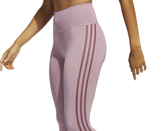 adidas Women's Side Stripe Tights Pink Size X-Small