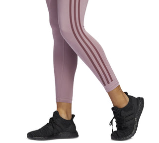 adidas Women's Side Stripe Tights Pink Size X-Small