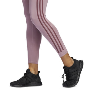 adidas Women's Side Stripe Tights Pink Size Medium