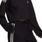 adidas Women's Cropped Sweatshirt Black Size Medium