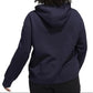 adidas Women's Dot Print Logo Hooded Sweatshirt Blue Size 3X