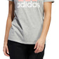 adidas Women's Badge Of Sport Logo Cotton T-Shirt Gray Size X-Small