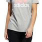 adidas Women's Badge Of Sport Logo Cotton T-Shirt Gray Size Medium
