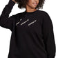 adidas Women's Crewneck Sweatshirt Black Size 2X