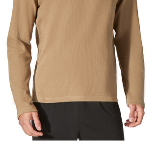 Lacoste Men's Lacoste Thermal Shirt Brown Size Medium