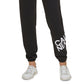 Calvin Klein Women's Fleece Mirror Logo Joggers Black Size Medium