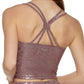 Calvin Klein Women's Printed Strappy Back Tank Top Brown Size Large