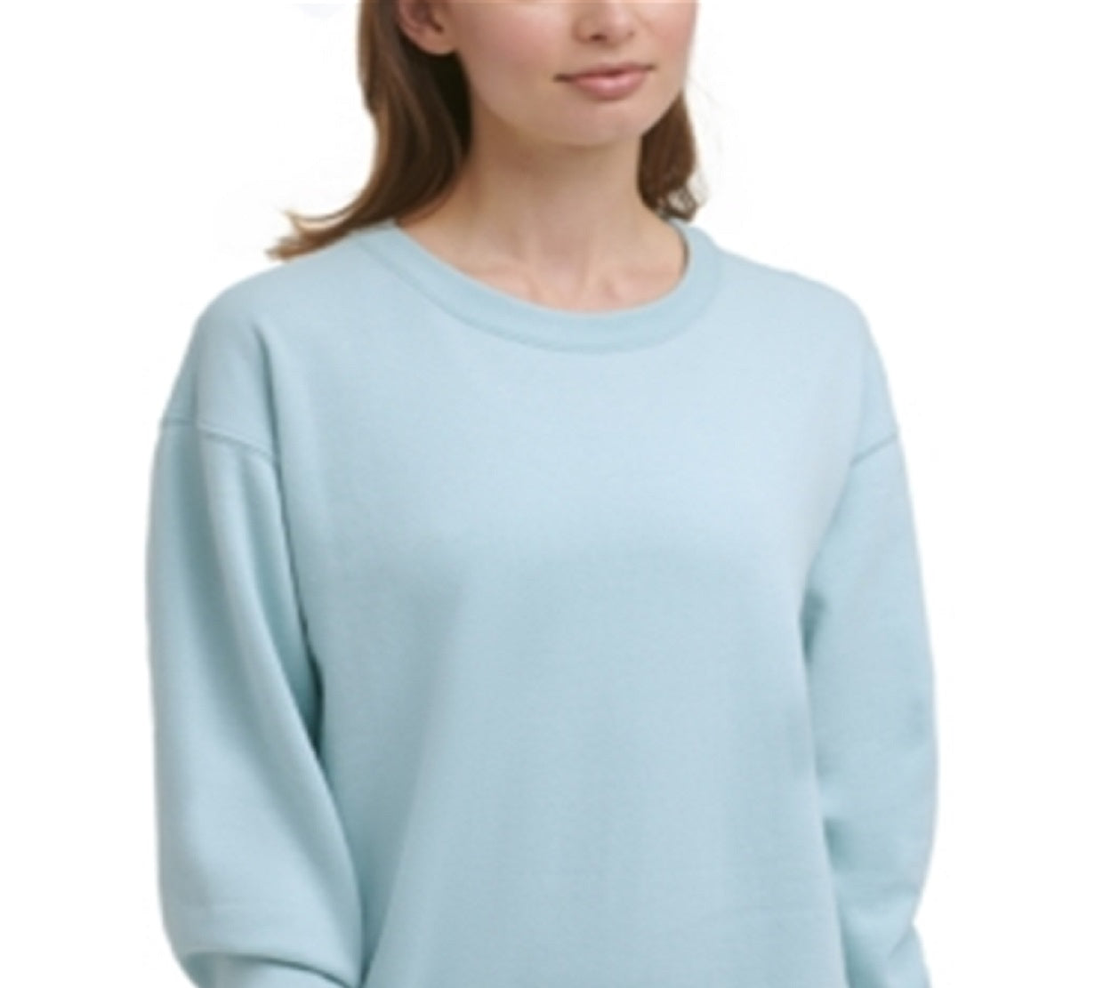 Calvin Klein Women's Fleece Sweatshirt Blue Size X-Large