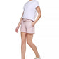 Calvin Klein Women's French Terry Shorts Pink Size X-Small
