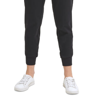 Calvin Klein Women's Slim Fit Full Length Jogger Pants Black Size Large