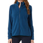 32 Degrees Women's Fleece Mock Neck Full Zip Sweatshirt Blue Size XXL