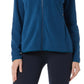 32 Degrees Women's Fleece Mock Neck Full Zip Sweatshirt Blue Size XXL