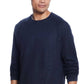 Weatherproof Vintage Men's Stonewash Textured Sweater Blue Size Medium