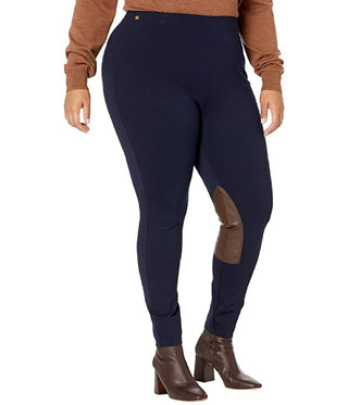 Ralph Lauren Women's Ponte Jodhpur Skinny Pants Blue Size 1X