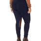 Ralph Lauren Women's Ponte Jodhpur Skinny Pants Blue Size 1X