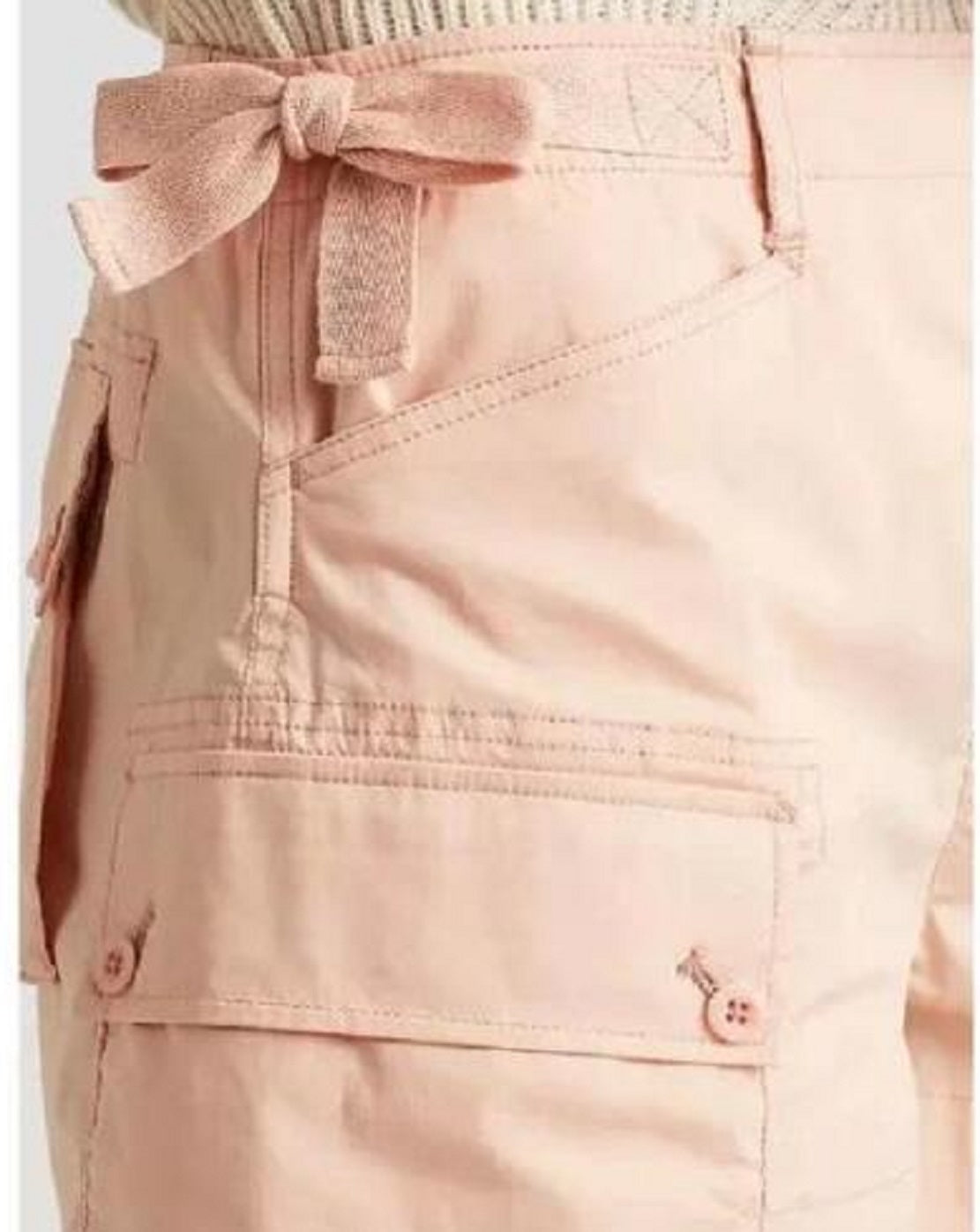 Ralph Lauren Women's Twill Cargo Shorts Orange Size 14