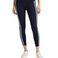 Ralph Lauren Women's Striped Stretch Jersey Cropped Leggings Blue Size X-Small