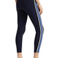 Ralph Lauren Women's Striped Stretch Jersey Cropped Leggings Blue Size X-Small