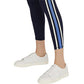 Ralph Lauren Women's Striped Stretch Jersey Cropped Leggings Blue Size X-Small