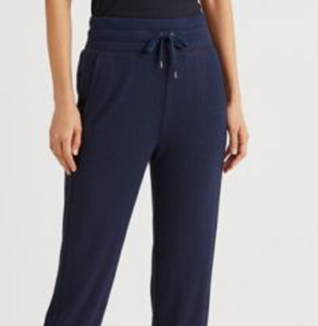 Ralph Lauren Women's Knit Jogger Pants Blue Size Medium