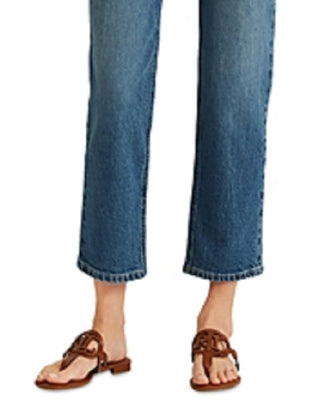 Ralph Lauren Women's High-Rise Straight Ankle Jeans Blue Size 6