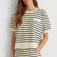 Ralph Lauren Women's Striped Short Sleeve Pullover Blue Size Medium