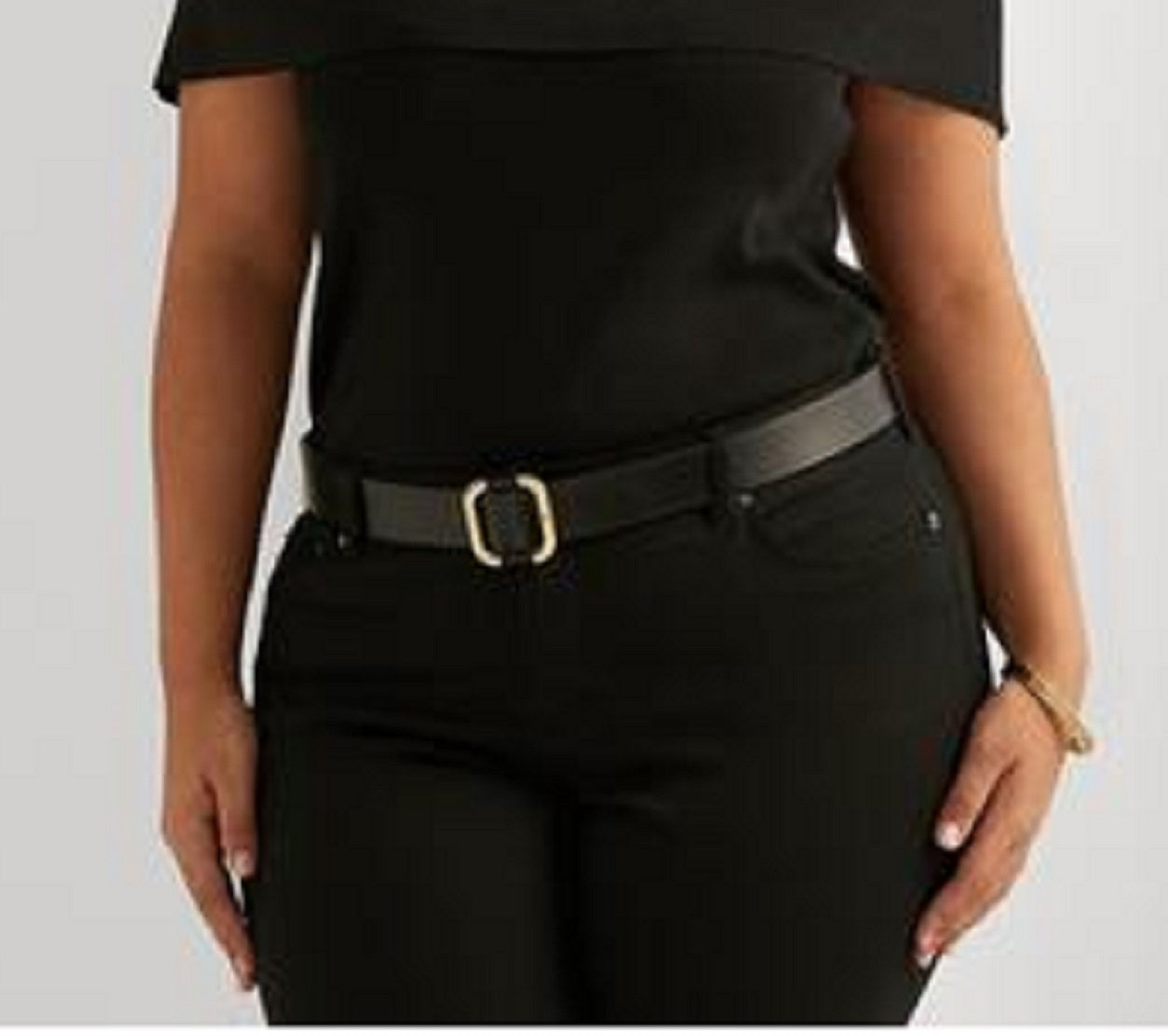 Ralph Lauren Women's Off Shoulder Sweater Black Size 2X