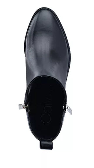 Calvin Klein Women's Deniece Block Heel Ankle Booties Black Size 6.5 M