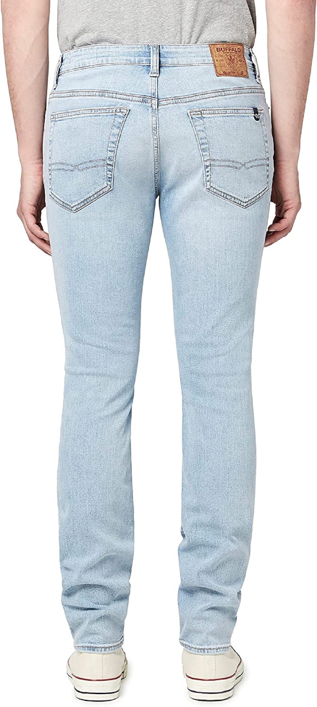 Buffalo David Bitton Men's Skinny Max Bleached Jeans Blue Size 31X30