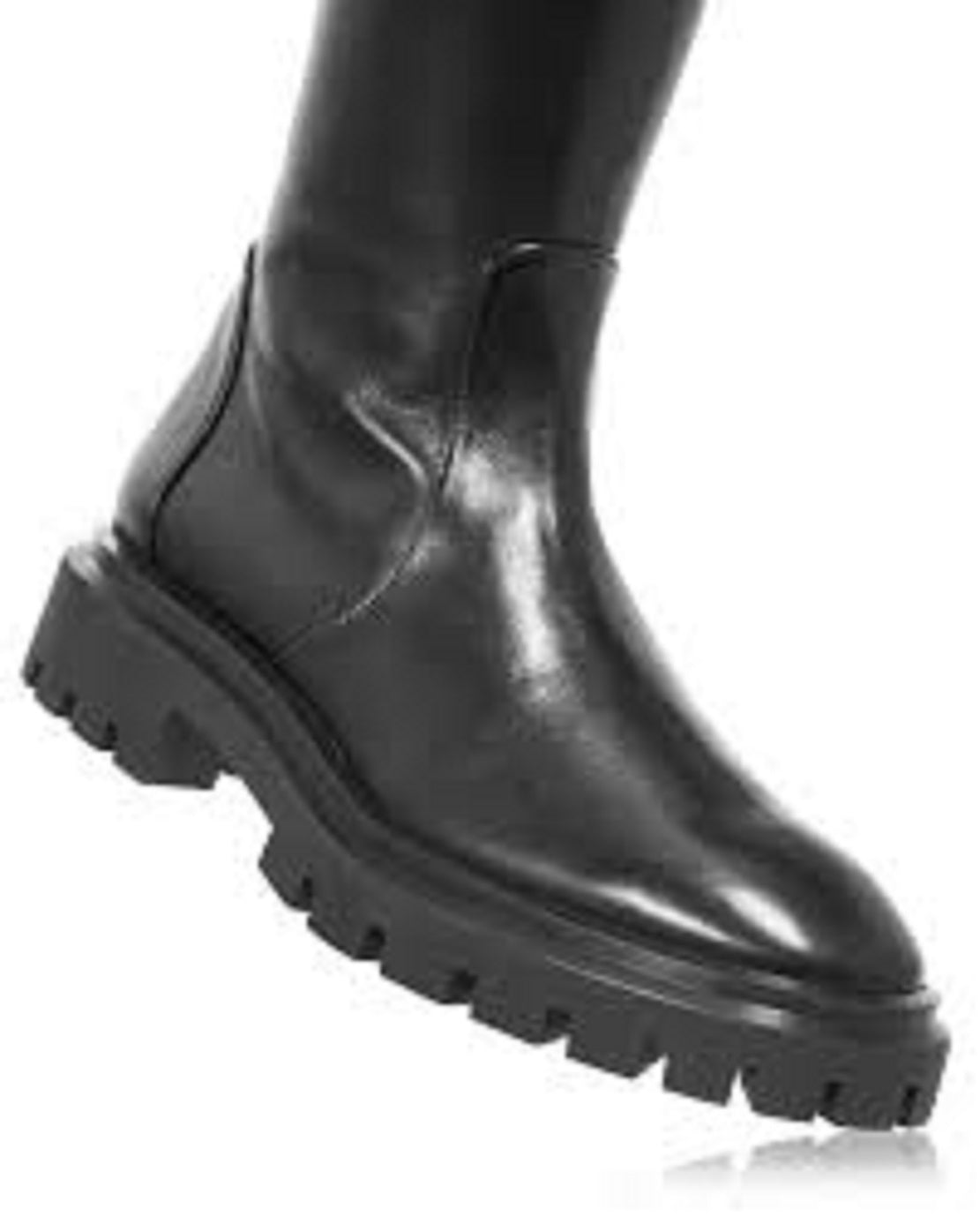 Stuart Weitzman Women's Ultra Lug Boots Black Size 7.5 M