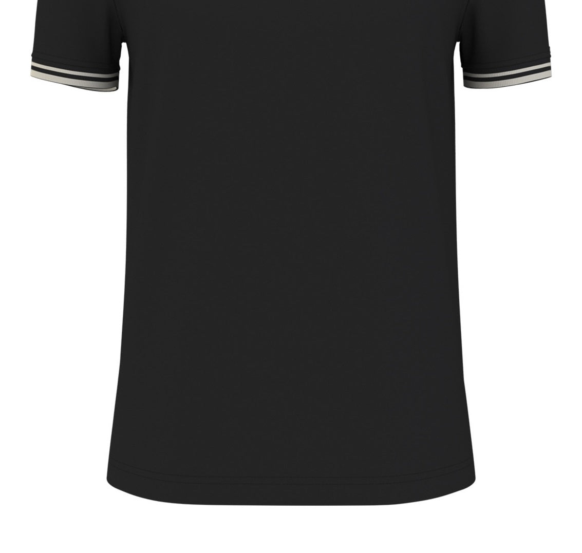 Tommy Hilfiger Men's Christian Regular Fit Polo Shirt Black Size Large