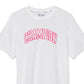 Champion Women's Powerblend Oversized T-Shirt White Size XX-Large