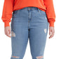 Levi's Women's 721 High Rise Skinny Jeans Blue Size 18W