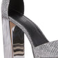 Michael Kors Women's Porter Platform Ankle Strap Sandal Gray Size 8.5