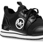 Michael Kors Women's Dash Knit Trainer Sneakers Black Size 8